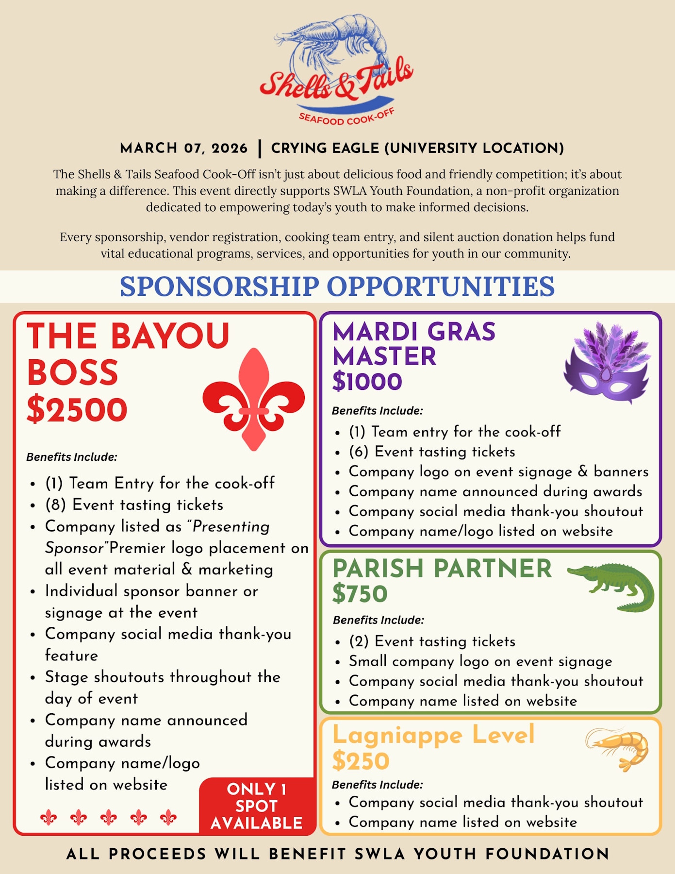 Shells & Tails Sponsorship Levels-1